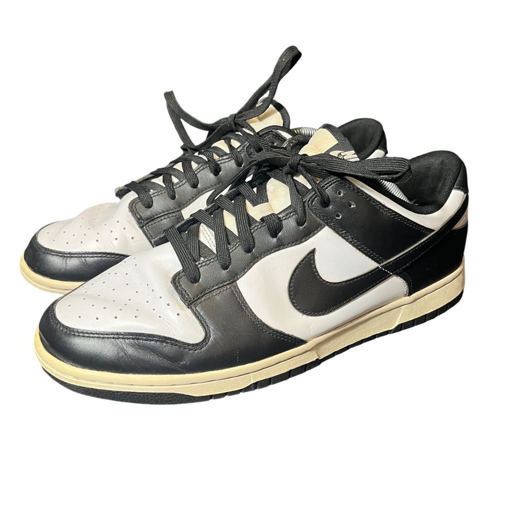 Nike Dunk Low Retro Mens 11.5 Black White Panda DD1391-100 Sneaker